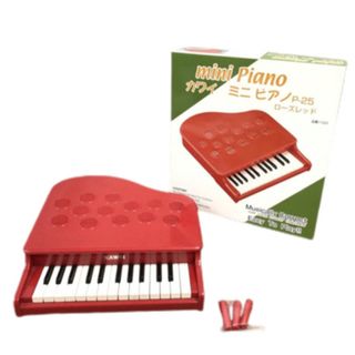 KAWAI ミニピアノ P-25 ローズレッド 箱付未使用 説明書付
