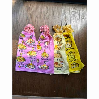 おりこうエプロン　ハンドメイド　４枚組