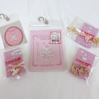 カードキャプターさくら　グッズ5種　アベイル　CLAMP ピンク　星の杖