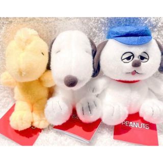 SNOOPY スヌーピー ぬいぐるみ もこふわ 全3種 コンプリート セット
