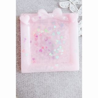 ハンドメイド　アクセサリートレイ