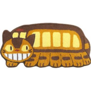 センコー となりのトトロ ネコバス 停車 アクセントマット ブラウン