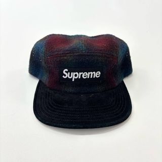 シュプリーム(Supreme)の11aw シュプリーム ウールリッチ シャドーチェック キャンプキャップ 帽子(キャップ)