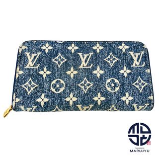 ルイヴィトン(LOUIS VUITTON)のLOUIS VUITTON ルイヴィトン モノグラム・ジャガード・デニム ジッピーウォレット M81226 長財布 サイフ ブランド(財布)