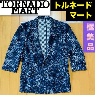 トルネードマート(TORNADO MART)の新品 未使用 TORNADO MART 総柄 テーラードジャケット Mサイズ(テーラードジャケット)