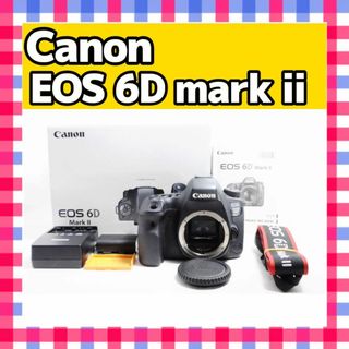 キヤノン(Canon)の安定のフルサイズ機❤️Canon EOS 6D Mark II❤️一眼レフカメラ(デジタル一眼)