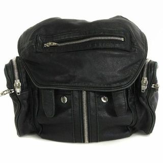 アレキサンダーワン(Alexander Wang)のアレキサンダーワン リュックサック デイパック 3WAY レザー 黒 鞄(バッグパック/リュック)