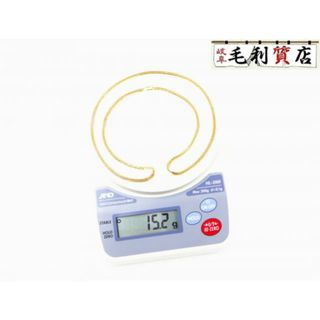 K18 キヘイ 喜平 ネックレス ロング 12面トリプル 15.2ｇ 12メントリプル 18金 イエローゴールド  750 YG  ジュエリー