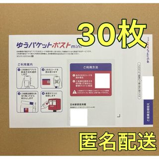 ゆうパケットポストmini  専用封筒 30枚(ラッピング/包装)