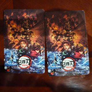 【未使用品　映画鑑賞できます】鬼滅の刃　無限城編　ムビチケ　ジュニア×２枚(その他)