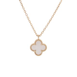 ヴァンクリーフアンドアーペル(Van Cleef & Arpels)の中古 ヴァン クリーフ&アーペル Van Cleef & Arpels レディース ネックレス K18イエローゴールド YG マザーオブパール(ネックレス)