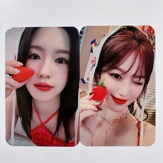 (G)I-DLE I SWAY makestar イチゴ トレカ 2種(アイドルグッズ)