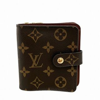ルイヴィトン Louis Vuitton モノグラム コンパクトジップ M61667 財布 2つ折り財布 ユニセックス 送料無料 【中古】【あす楽】(財布)