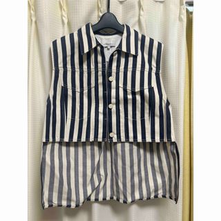 スリーワンフィリップリム(3.1 Phillip Lim)の3.1 phillip lim ストライプベスト(ベスト/ジレ)
