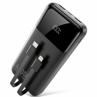 モバイルバッテリー 大容量 40000mAh 5台同時充電 22.5W 急速充電(バッテリー/充電器)