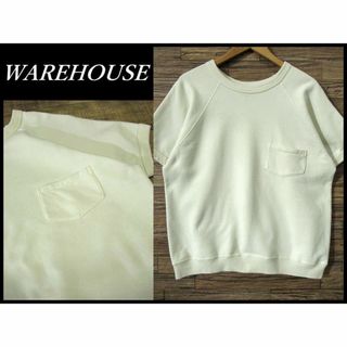 ウエアハウス(WAREHOUSE)のウエアハウス 4105 セコハン 半袖 ポケット スウェット アスレチック L(スウェット)