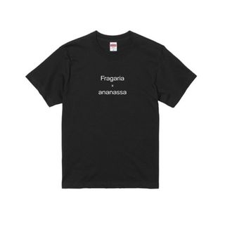 オープンエンド ヘヴィーウェイト Tシャツ いちご、白黒　半袖Tシャツ(Tシャツ/カットソー(半袖/袖なし))
