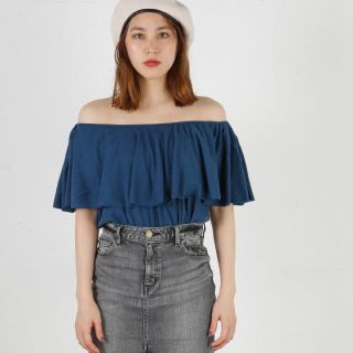 マウジー(moussy)のSW様専用☆マウジー moussy カットフリル 2way (カットソー(半袖/袖なし))