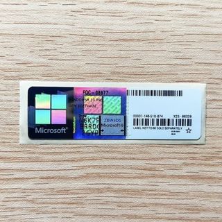 マイクロソフト(Microsoft)の新品・未使用　Windows11Pro プロダクトキーシール　ライセンス　正規版(PCパーツ)