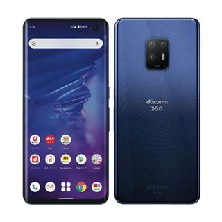フジツウ(富士通)のF-51A arrows 5G ネイビーブラック SIMフリー 本体 ドコモ Aランク スマホ  【送料無料】 f51abk8mtm(スマートフォン本体)