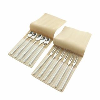 ミキモト(MIKIMOTO)のミキモト デザートフォーク スプーン 10本 セット 食器 カトラリー ロゴ(カトラリー/箸)