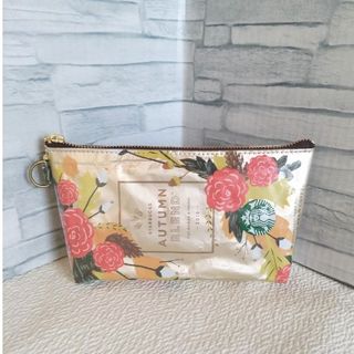 スタバ豆袋 リメイクポーチ ハンドメイド(ポーチ)