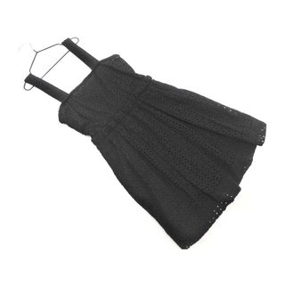 シーバイクロエ(SEE BY CHLOE)のSEE BY CHLOE シーバイクロエ 2WAY カットワーク レース ワンピース size38/黒 ■◆ レディース(ミニワンピース)