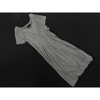 アンタイトル(UNTITLED)のUNTITLED アンタイトル タック Iライン ワンピース size44/グレー ■◆ レディース(ミニワンピース)