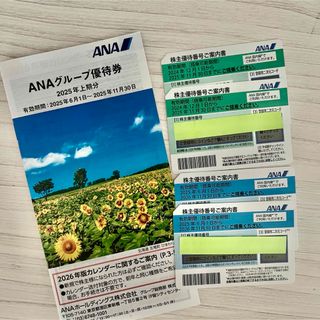 エーエヌエー(ゼンニッポンクウユ)(ANA(全日本空輸))のANA株主優待券 4枚 優待券冊子 1冊(その他)