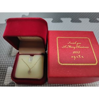 agete - 【2013年クリスマス限定品】agete k18 ダイヤモンド ネックレス