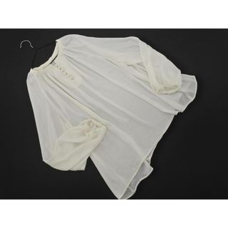 アンタイトル(UNTITLED)のUNTITLED アンタイトル プルオーバー ブラウス シャツ size3/オフホワイト ■◇ レディース(シャツ/ブラウス(長袖/七分))