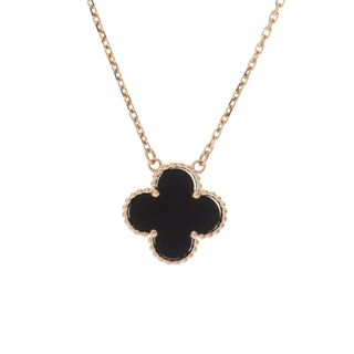 ヴァンクリーフアンドアーペル(Van Cleef & Arpels)の中古 ヴァン クリーフ&アーペル Van Cleef & Arpels レディース ネックレス K18イエローゴールド YG オニキス(リング(指輪))