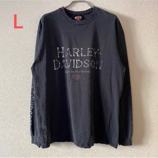 ヴィンテージ(VINTAGE)のHarley Davidson Tee ハーレー ダビッドソン ロンT Tシャツ(Tシャツ/カットソー(七分/長袖))