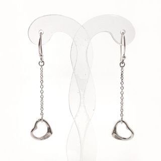ティファニー(Tiffany & Co.)のティファニー ピアス オープンハート ドロップピアス エルサペレッティ(ピアス)