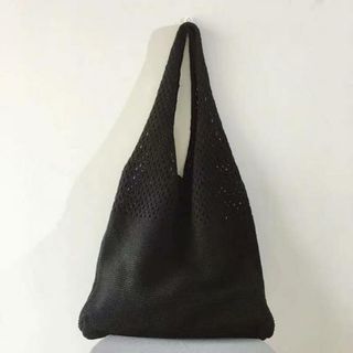 【並行輸入】編みニットバッグ pk801(かごバッグ/ストローバッグ)