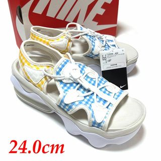 NIKE - 新品　箱あり　24cm　ウィメンズ エアマックスココ　サンダル　ブルー　イエロー