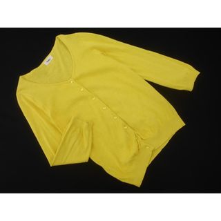 ノーリーズ(NOLLEY'S)のNOLLEY'S ノーリーズ カーディガン size38/黄 ■◇ レディース(カーディガン)