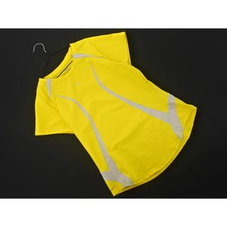 ナイキ(NIKE)のNIKE ナイキ ロゴ トレーニングウェア カットソー sizeL/黄 ■◆ レディース(カットソー(半袖/袖なし))