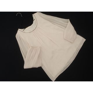 ケティ(ketty)のketty ケティ タック ブラウス シャツ size2/オフホワイト ■◇ レディース(シャツ/ブラウス(長袖/七分))