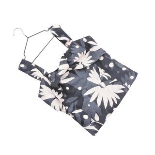 トゥービーシック(TO BE CHIC)のTO BE CHIC トゥービーシック 花柄 ブラウス ビスチェ size40/黒ｘベージュ ■◇ レディース(その他)