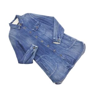 アーバンリサーチ(URBAN RESEARCH)のURBAN RESEARCH アーバンリサーチ ロング デニム シャツ sizeF/青 ■◇ レディース(シャツ/ブラウス(長袖/七分))