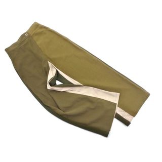ESICA エシカ 切替 ワイド パンツ sizeM/カーキ ■◇ レディース