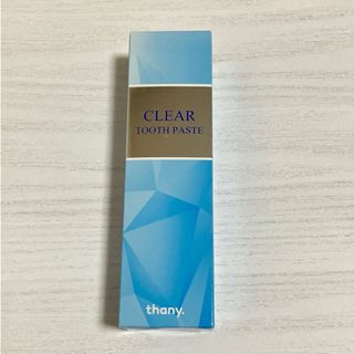 【新品】thany. CLEAR TOOTH PASTE 歯磨き粉(歯磨き粉)