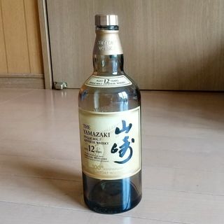 サントリー(サントリー)の山崎 12年 空瓶 サントリー ウイスキー 100周年記念 蒸溜所ラベル (ウイスキー)