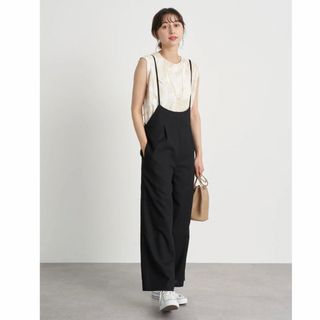 新品　タグ付　未使用　earth music&ecology サロペット　リネン