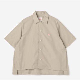 ダントン(DANTON)のDANTON | コットン サイドスリット半袖シャツ WOMEN(シャツ/ブラウス(半袖/袖なし))