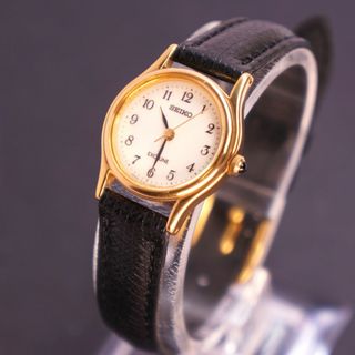 セイコー(SEIKO)の【稼働美品】セイコー EXCELINE 　SGP30 アンティーク新品ベルト　　(腕時計)
