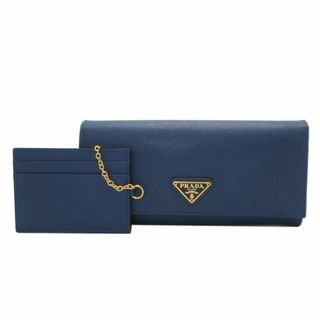 プラダ(PRADA)の【新品】プラダ 1MH132 SAFFIANO TRIANG 財布 長財布 PRADA サフィアーノ トライアングル 二つ折り長財布 パスケース付 アウトレット レディース(財布)