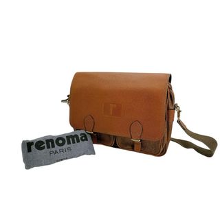 レノマ ショルダーバッグ ブラウン renoma