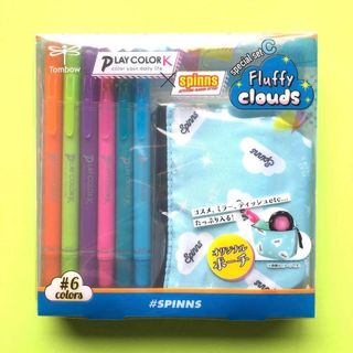 トンボエンピツ(トンボ鉛筆)のTombow PLAY COLOR K 6色セット Fluffy clouds(ペン/マーカー)